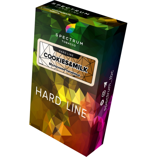 Табак Spectrum Hard cookies milk 40 грамм в Челябинске
