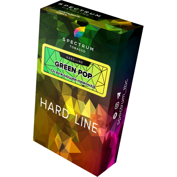 Табак Spectrum Hard green pop 40 грамм в Челябинске