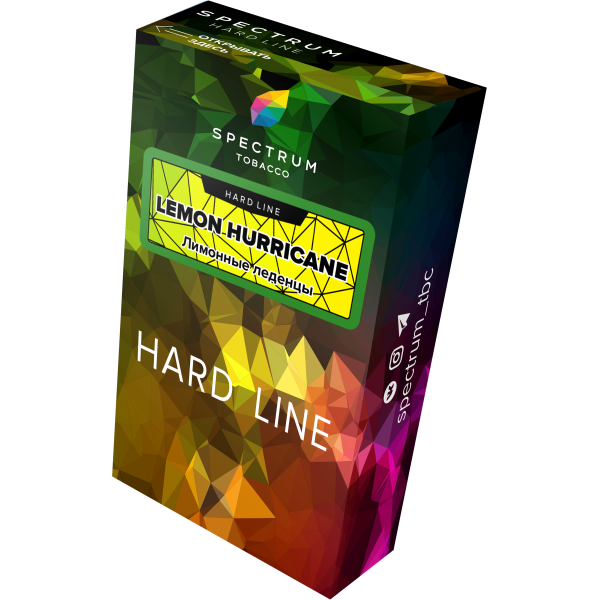 Табак Spectrum Hard lemon hurricane 40 грамм в Челябинске