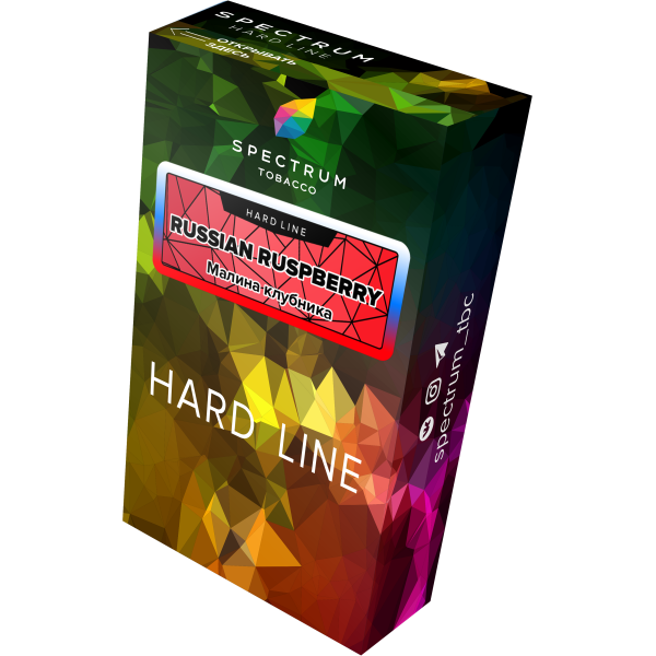 Табак Spectrum Hard russian raspberry 40 грамм в Челябинске