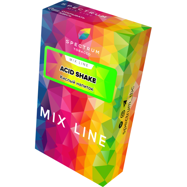 Табак Spectrum Mix Line Acid Shake 40 грамм в Челябинске