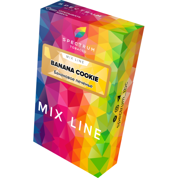 Табак Spectrum Mix Line Banana Cookie 40 грамм в Челябинске