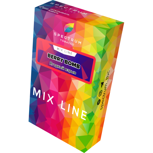 Табак Spectrum Mix Line Berry Bomb 40 грамм в Челябинске
