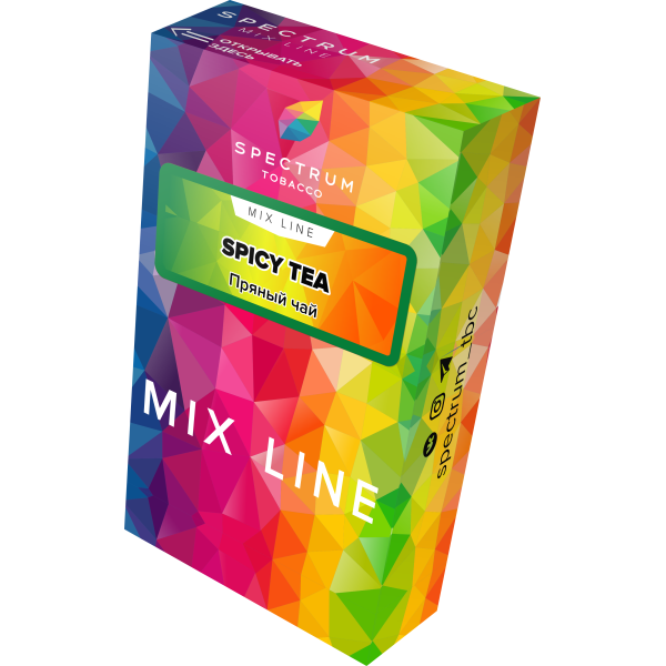 Табак Spectrum Mix Line Spicy Tea 40 грамм в Челябинске