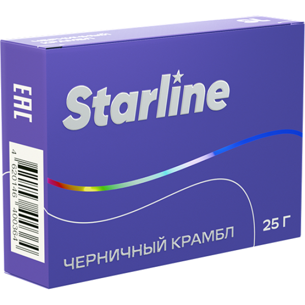 Табак Starline Черничный крамбл 25 гр в Челябинске