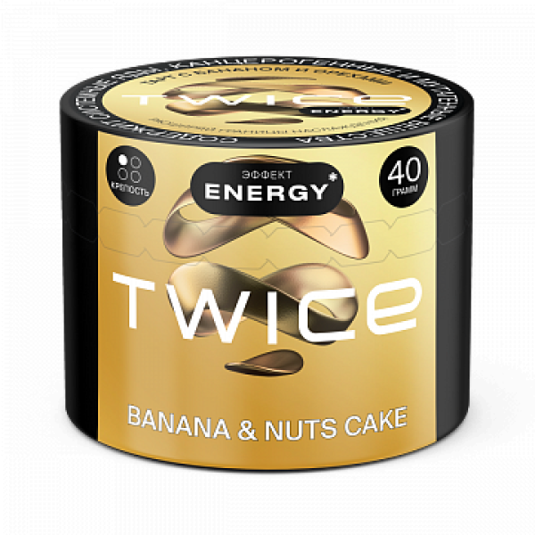 Табак TWICE Banana Nuts Cake (Пирог с бананом и орехами) 40 гр в Челябинске