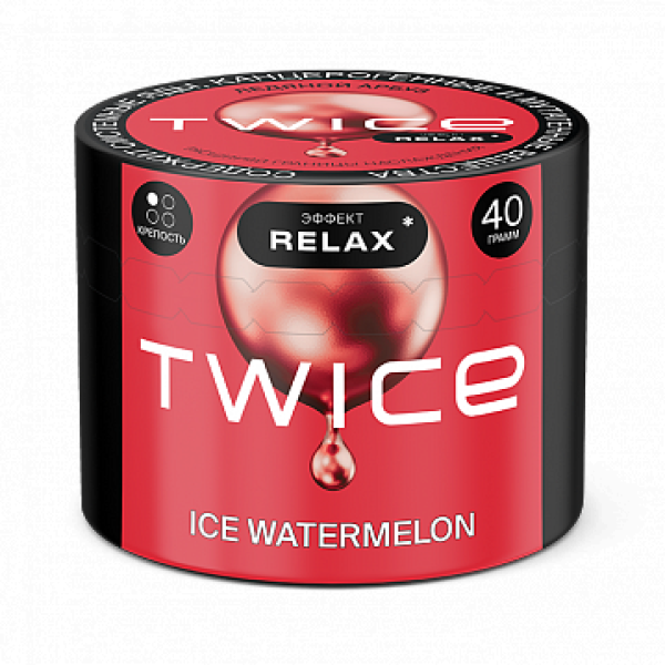 Табак TWICE Ice Watermelon (Ледяной арбуз) 40 гр в Челябинске