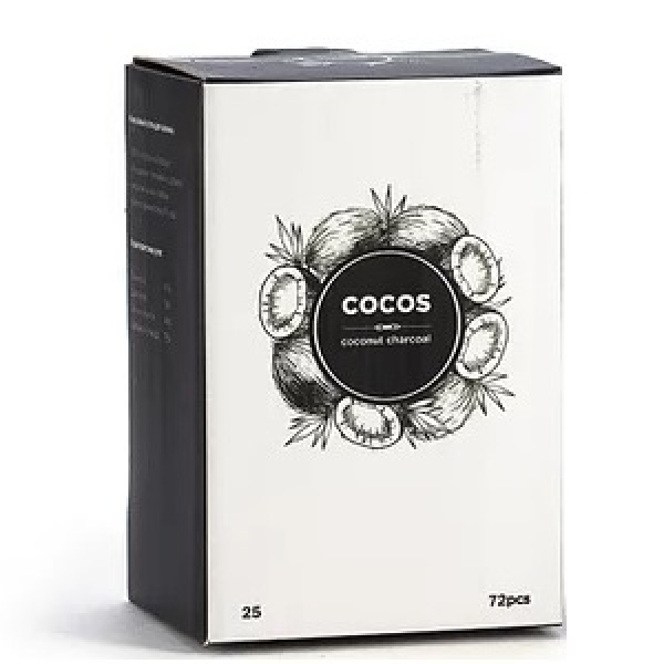 Кокосовый уголь Cocos 25мм для кальяна в Челябинске