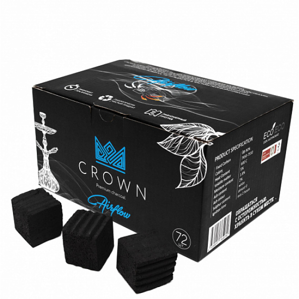 Кокосовый уголь Crown Air-Flow 25 мм в Челябинске