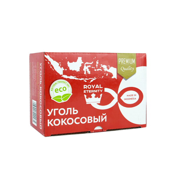 Кокосовый уголь Royal Eternity для кальяна (25 мм, 72 шт) в Челябинске