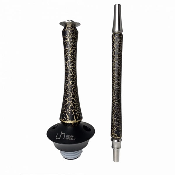 Кальян Union Hookah Sleek Кракле золотой в Челябинске