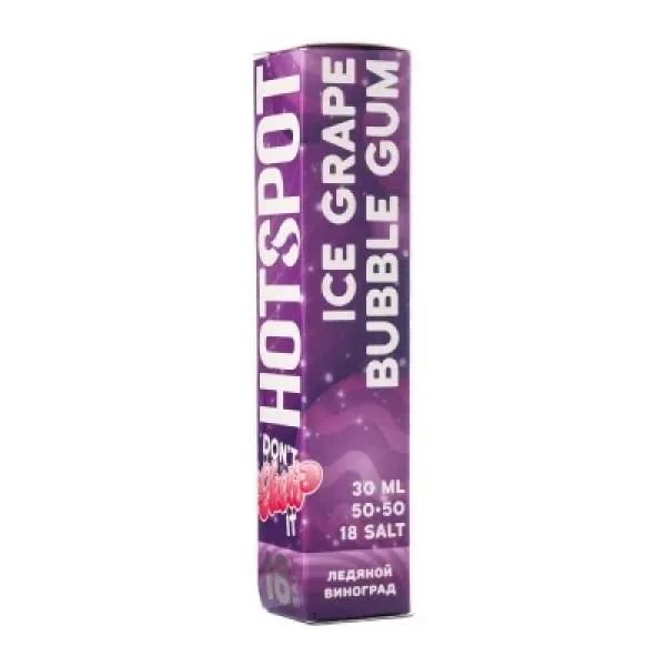 Жидкость HOTSPOT Chow Ice Grape Bubble Gum 30 мл в Челябинске