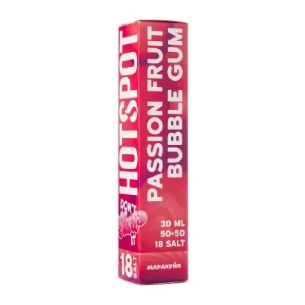 Жидкость HOTSPOT Chow Passion Fruit Bubble Gum 30 мл в Челябинске