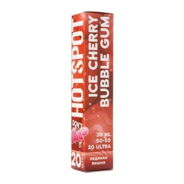 Жидкость HOTSPOT Chow Ultra Ice Cherry Bubble Gum 30 мл в Челябинске