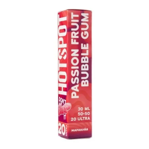 Жидкость HOTSPOT Chow Ultra Passion Fruit Bubble Gum 30 мл в Челябинске
