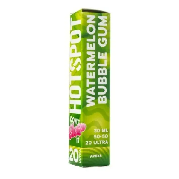 Жидкость HOTSPOT Chow Ultra Watermelon Bubble Gum 30 мл в Челябинске