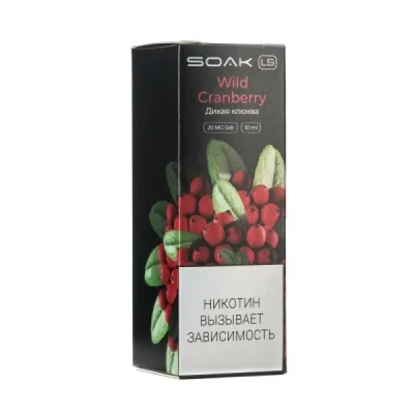 Жидкость SOAK LS Wild Cranberry 30 мл в Челябинске
