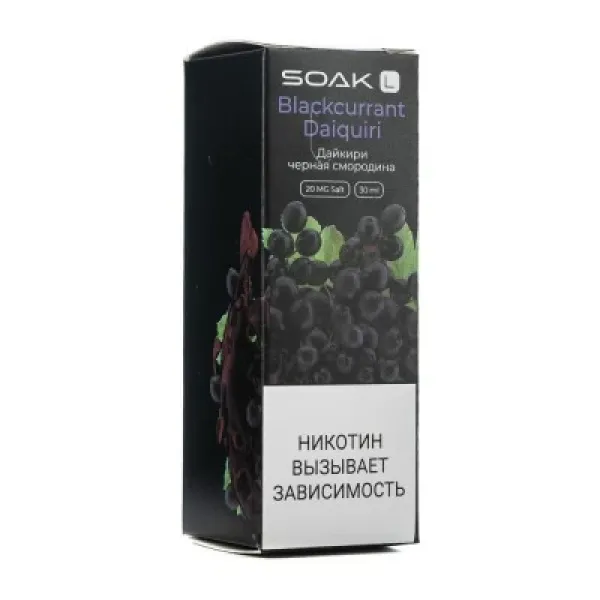 Жидкость SOAK L Blackcurrant Daiquiri 30 мл в Челябинске