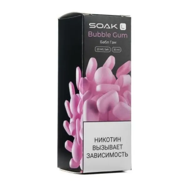 Жидкость SOAK L Bubble Gum 30 мл в Челябинске