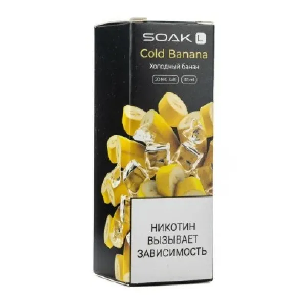 Жидкость SOAK L Cold Banana 30 мл в Челябинске