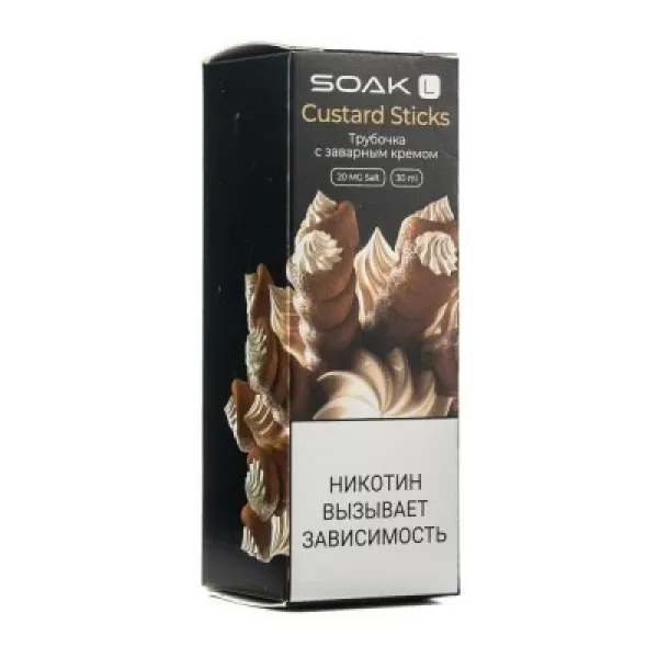 Жидкость SOAK L Custard Sticks 30 мл в Челябинске
