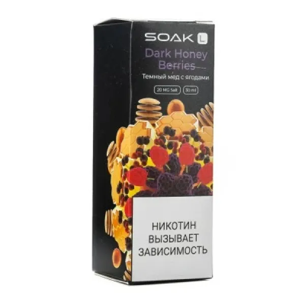 Жидкость SOAK L Dark Honey Berries 30 мл в Челябинске