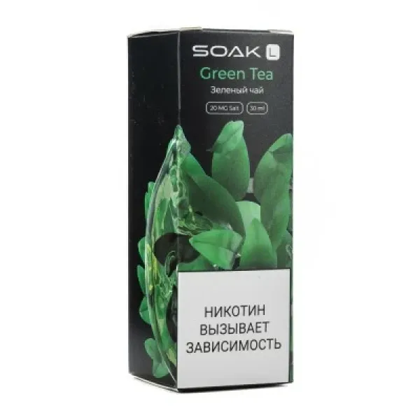 Жидкость SOAK L Green Tea 30 мл в Челябинске
