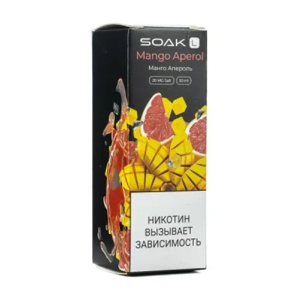 Жидкость SOAK L Mango Aperol 30 мл в Челябинске