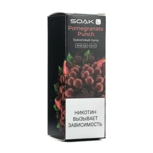 Жидкость SOAK L Pomegranate Punch 30 мл в Челябинске