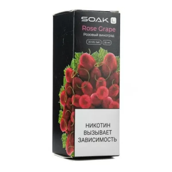 Жидкость SOAK L Rose Grape 30 мл в Челябинске