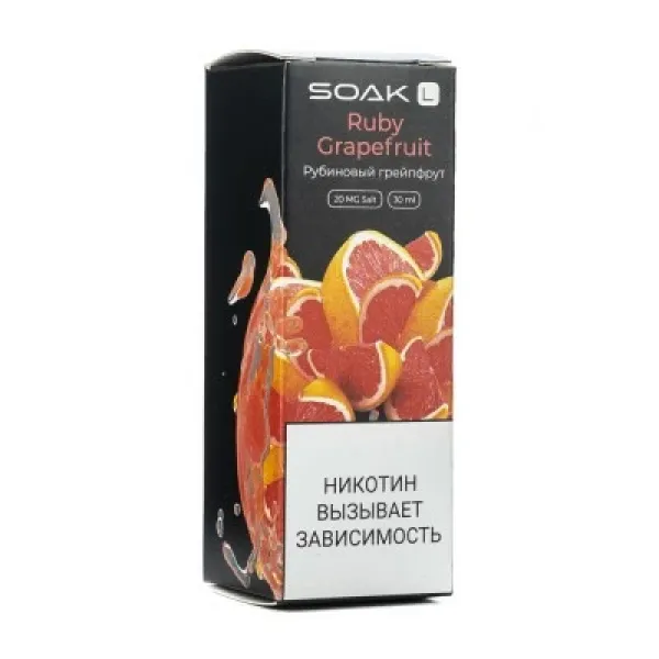 Жидкость SOAK L Ruby Grapefruit 30 мл в Челябинске