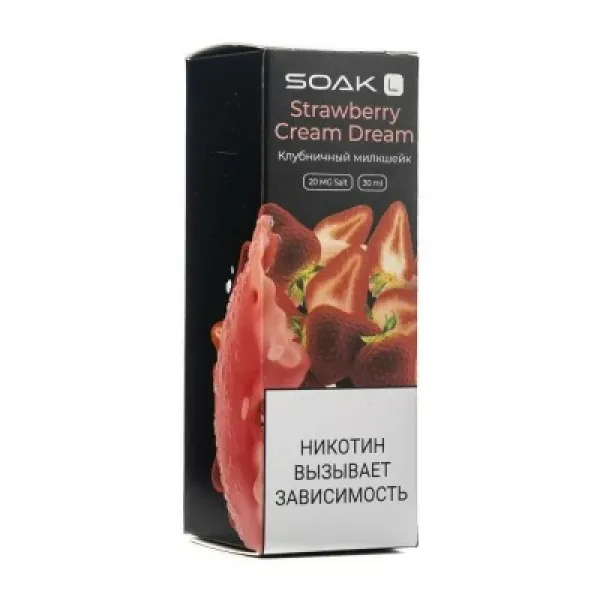 Жидкость SOAK L Strawberry Cream Dream 30 мл в Челябинске