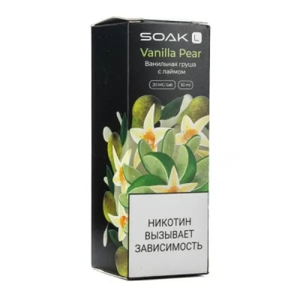 Жидкость SOAK L Vanilla Pear 30 мл в Челябинске
