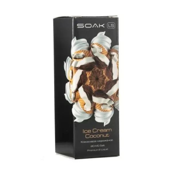 Жидкость SOAK LS Ice Cream Coconut 30 мл в Челябинске