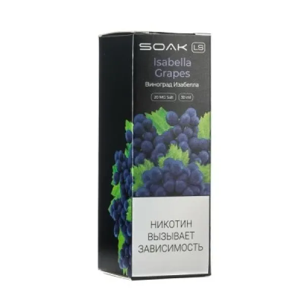 Жидкость SOAK LS Isabella Grapes 30 мл в Челябинске
