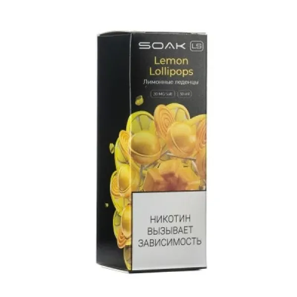 Жидкость SOAK LS Lemon Lollipops 30 мл в Челябинске