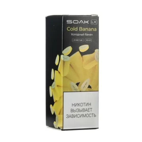 Жидкость SOAK LX Cold Banana 30 мл в Челябинске