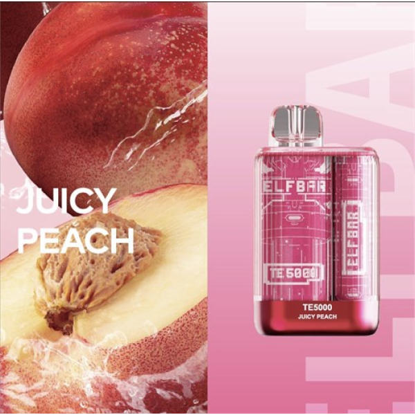 Elfbar TE5000 Juicy Peach, 5000 тяг в Челябинске