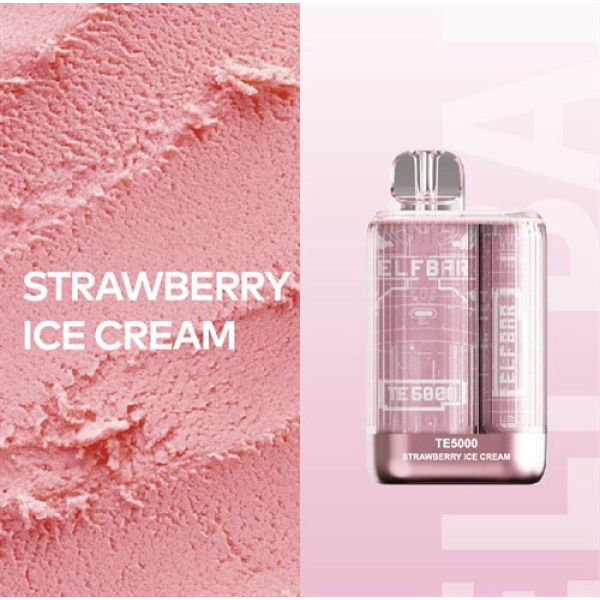 Elfbar TE5000 Strawberry Ice Cream, 5000 тяг в Челябинске