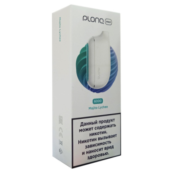 Plonq Max Mojito Lychee 6000 тяг в Челябинске