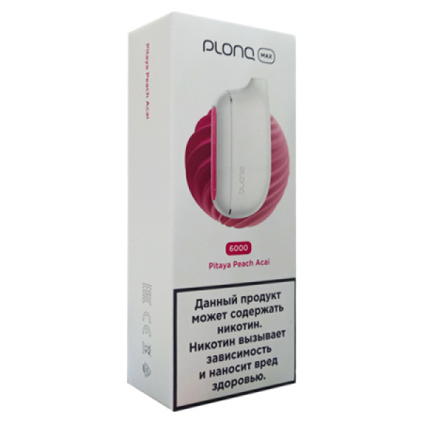 Plonq Max Pitaya Peach Acai 6000 тяг в Челябинске