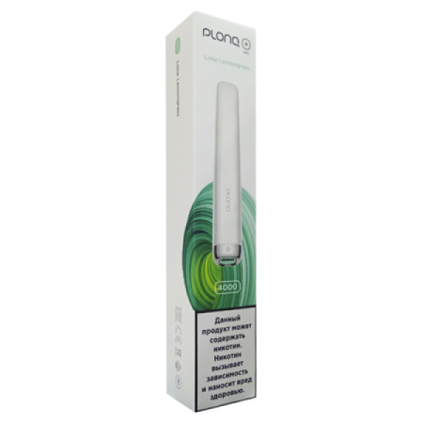 Plonq Plus Pro Lime Lemongrass 4000 тяг в Челябинске