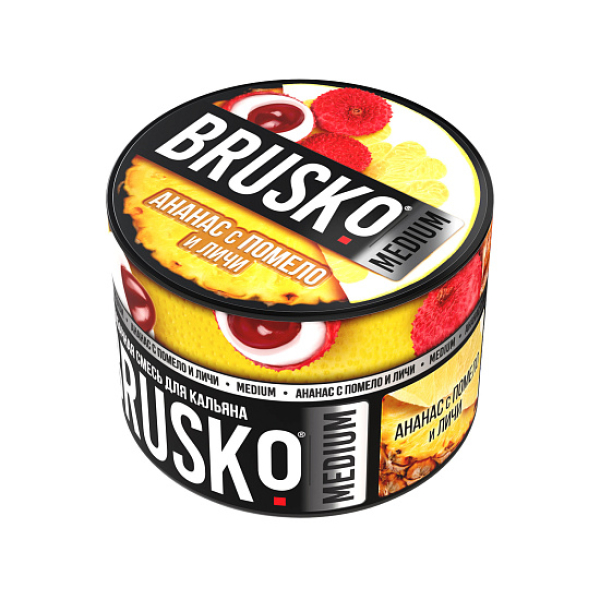 Смесь Brusko Ананас с помело и личи 50 гр в Челябинске