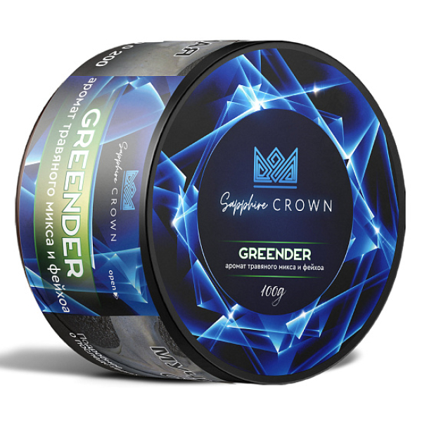 Табак SAPPHIRE CROWN GREENDER  100 грамм в Челябинске