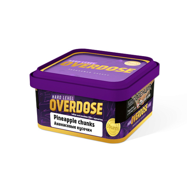 Табак OVERDOSE PINEAPPLE CHUNKS  200 грамм в Челябинске