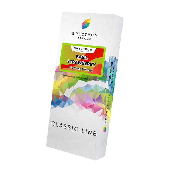 Табак SPECTRUM BASIL STRAWBERRY  100 грамм в Челябинске