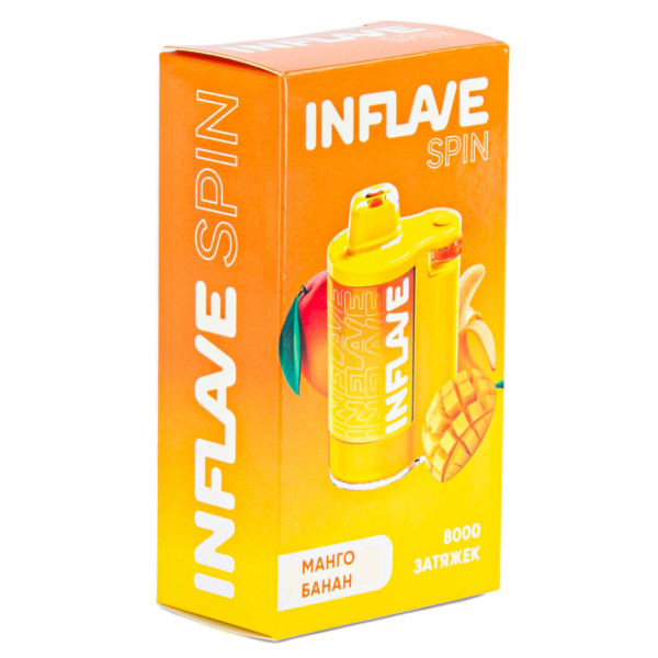 INFLAVE SPIN Манго банан (8000 затяжек) в Челябинске