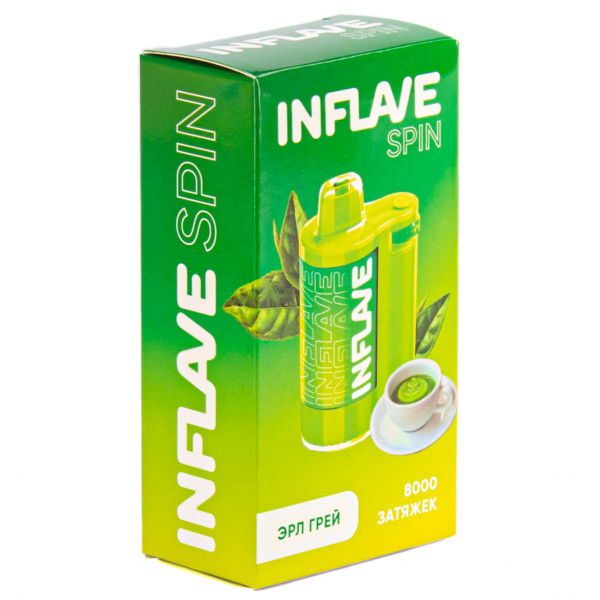 INFLAVE SPIN Эрл Грей (8000 затяжек) в Челябинске