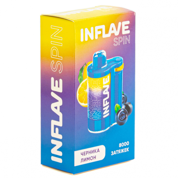 INFLAVE SPIN Черника лимон (8000 затяжек) в Челябинске