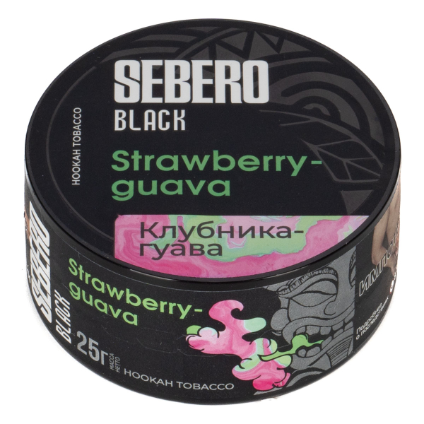 Табак Sebero Black Strawberry Guava  25 грамм в Челябинске
